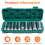 6-Point Impact Socket Set Wrench Tool 10