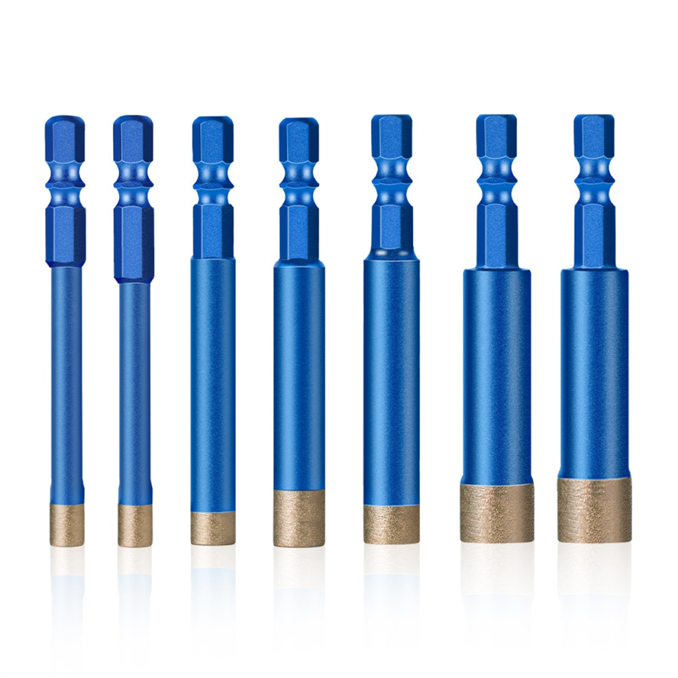 7Pcs Tile Drilling Tool Drill Bit,Stone Dry Bit 4852874528410