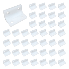 100pcs Four-Hole Corner Bracket Cabinet Shelf Support Plastic