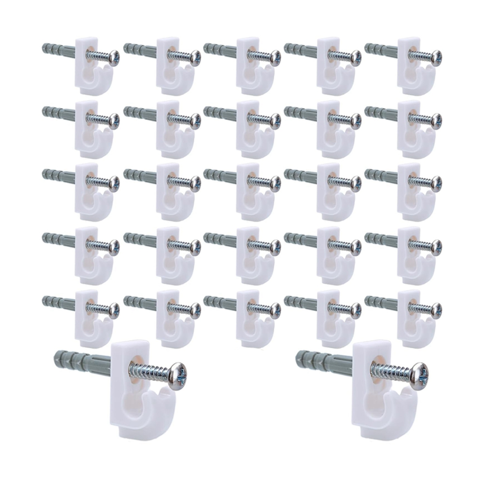 Down Wall Clips- 30 Sets Wire Shelf Brackets Loop Clips-Closet-image-OPC-PHWFWK6-NEW