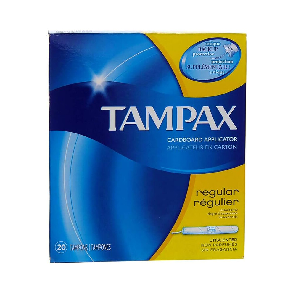 Tampax Tampons with Flushable Cardboard Applicator