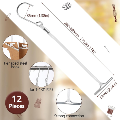 Pattern Making Hooks (12 Pieces) - for Hanging Permanent Patterns 2