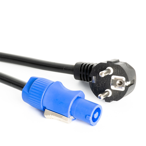 Powercon Plug 1.5M Black Stage Light Power Cable, EU PLUG 2