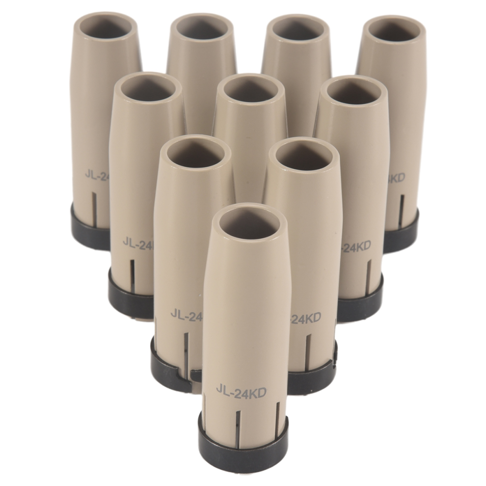 10Pcs 24Kd Coated Protective Gas Nozzle For Mb Mig Welding Torch 4852874532776