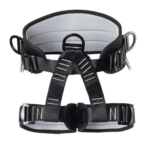 Professional Safety Belt Harness Aerial Work Black White 2