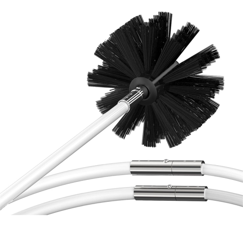 30 Feet Dryer Vent Cleaner Kit with Drill Attachment, Flexible Brush 1