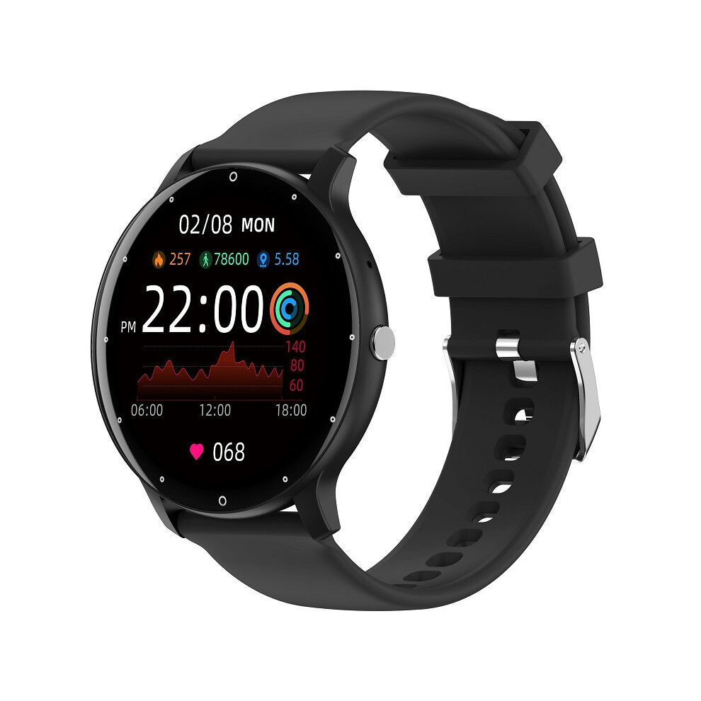 (Black) Smart Watch With Blood Pressure And Oxygen Monitor Â Fitness Tracker With Bluetooth Call, Sleep, Camera, Waterproof Black 6957017522046