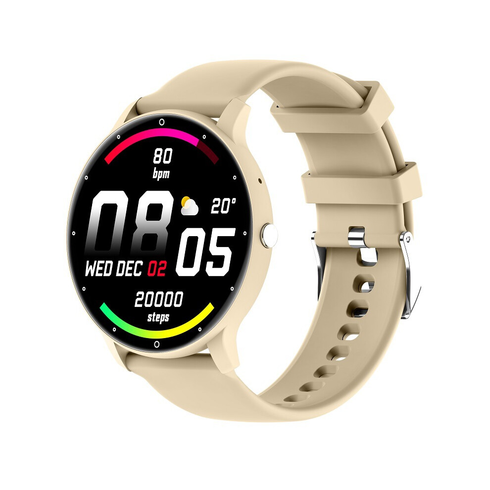 ( yellow) Smart Watch with Blood Pressure And Oxygen Monitor – Fitness Tracker with Bluetooth Call, Sleep, Camera, Waterproof