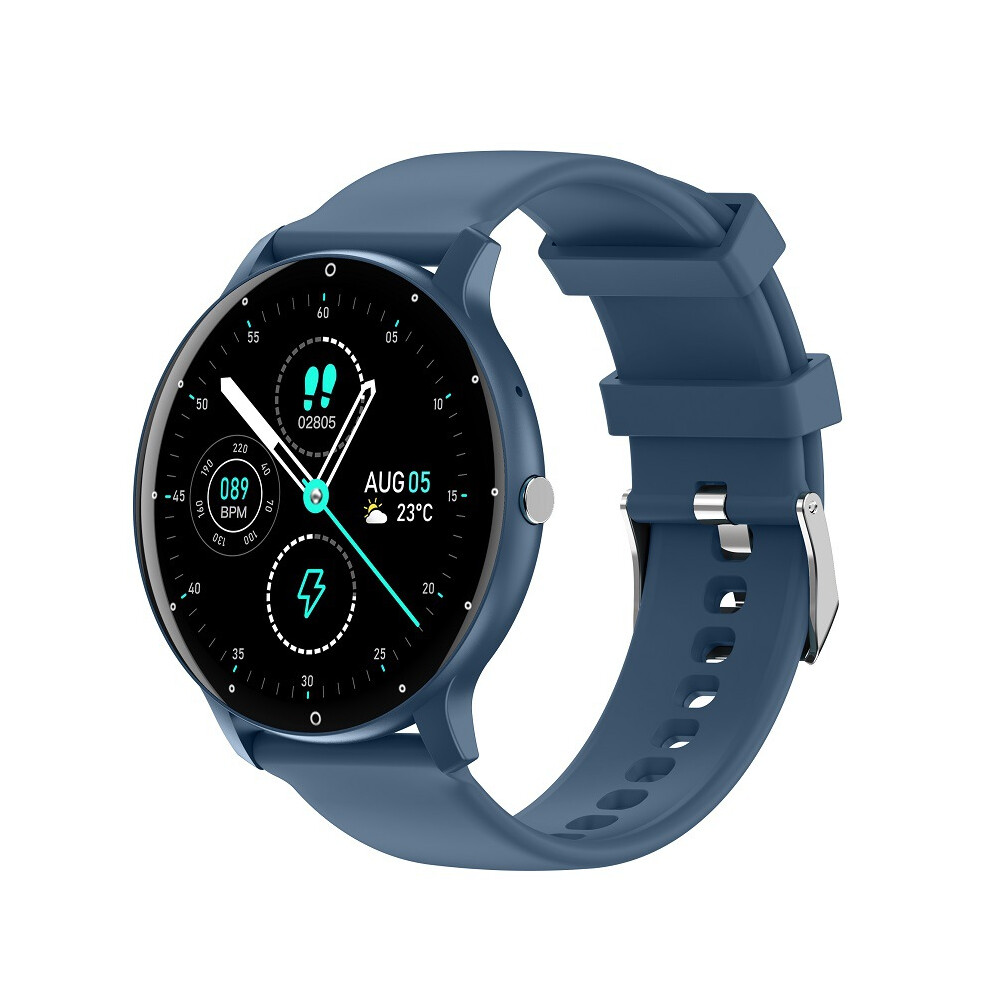 ( blue) Smart Watch with Blood Pressure And Oxygen Monitor – Fitness Tracker with Bluetooth Call, Sleep, Camera, Waterproof