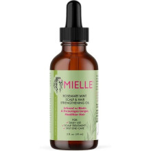 Mielle Organics Hoofdhuid- en haarversterkende olie met rozemarijn en munt voor een gezonde haargroei, 59 ml