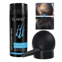 Haarvezels - Keratine - Zwart - Spray Applicator - Verdikkingspoeder - Voor Mannen