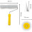 Bubbelroller voor zelfnivellerende pleister - 11 mm spikes - 23 cm - Wit 2