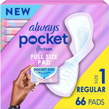 Always Pocket Feminine Pads with FlexFoam