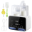 9 in 1 Baby Bottle Warmer, Double Bottle Sterilizer with LCD Display, Milk Warmer for Breast Milk & Formula, Food Heater with 48H Keep Warm 1