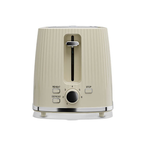 Cello Cello Aria Vanilla Cream 2 Slot Toaster