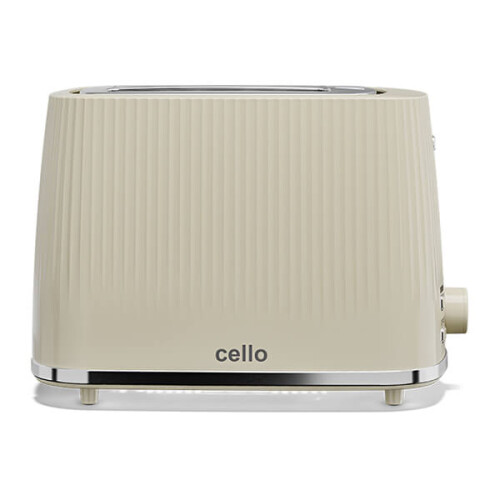 Cello Cello Aria Vanilla Cream 2 Slot Toaster 2
