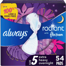 Always Radiant Feminine Pads for Women