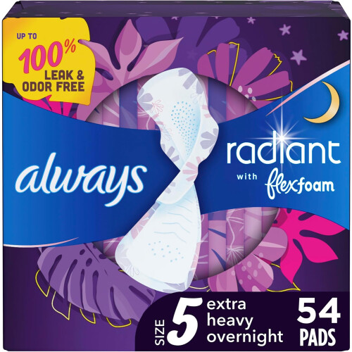 Always Always Radiant Feminine Pads for Women