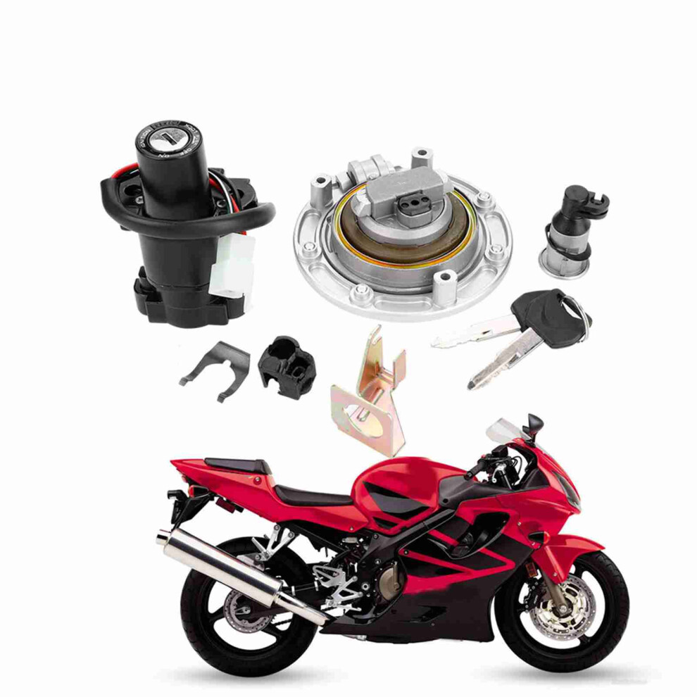 Ignition Switch Fuel Gas Cap Seat Lock Key Set For Cbr600 F4 F4i 2001Â2006 9391324221877