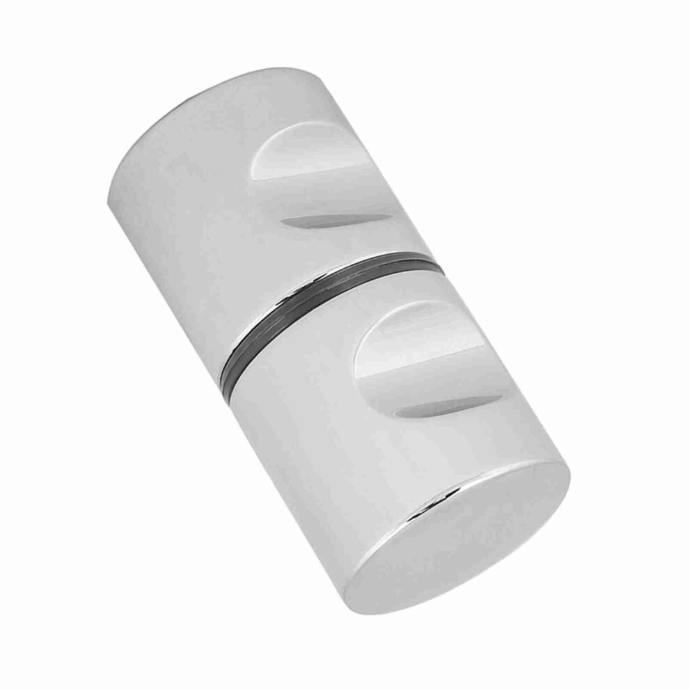Aluminum Alloy Chrome Plated Pull Handle Knob For Home Bathroom Shower Glass Door Hardware #3 7901324221962