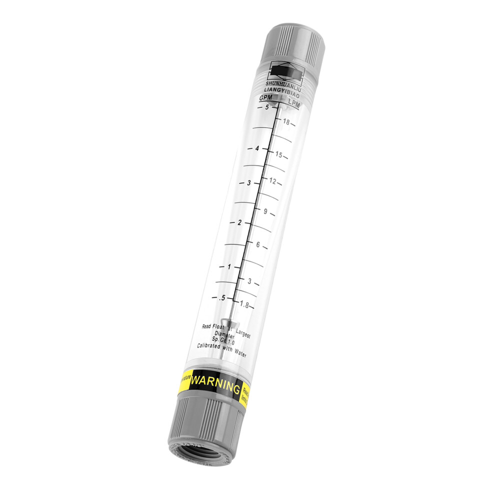 Tube Type Flow Meter For Liquid Pipeline Flowmeter 0.5Â5 Gpm / 1.8Â18 Lpm 8071324221916
