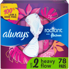Always Radiant Feminine Pads for Women