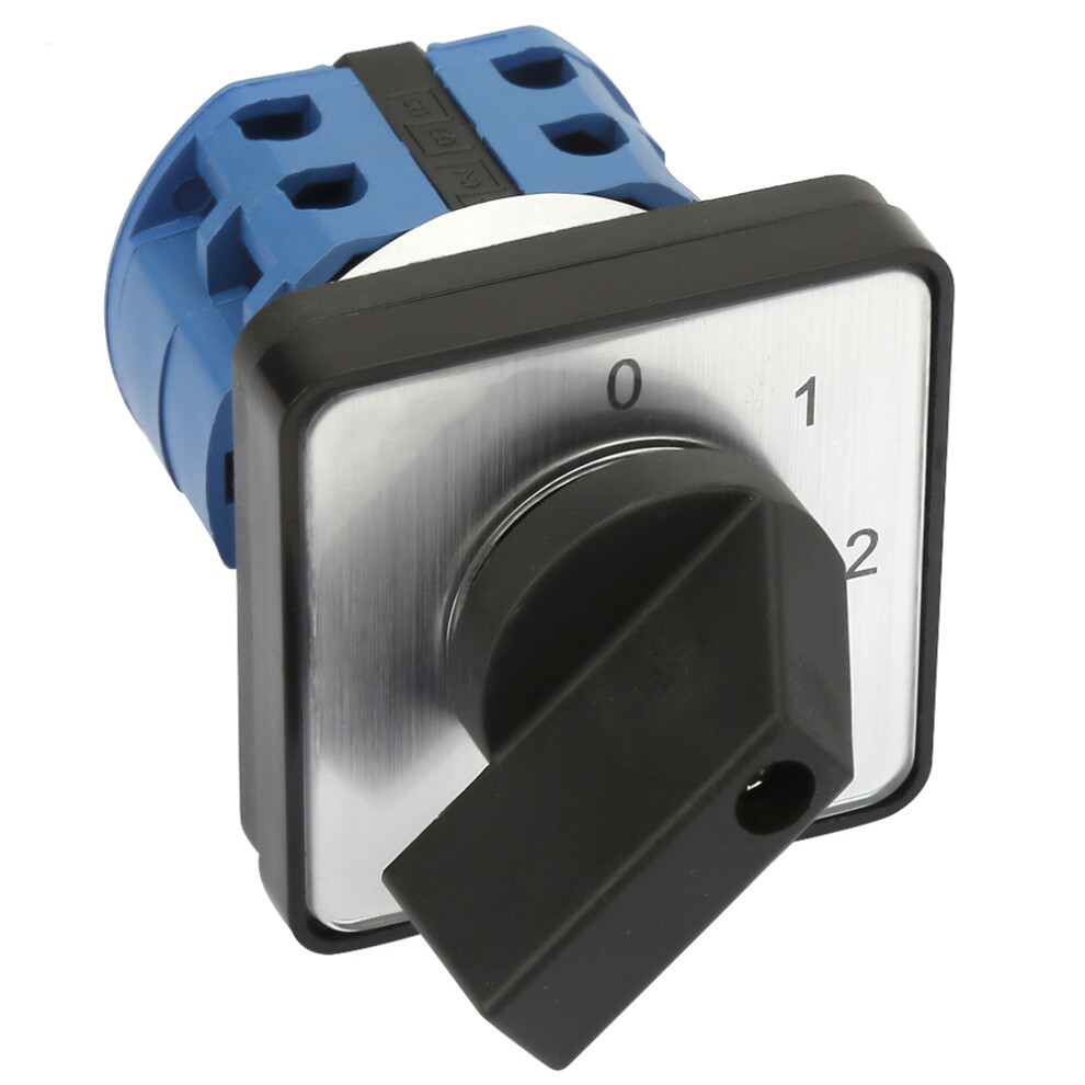 660V 20A 4-Position 2 Pole Rotary Selector Universal Rotary Cam Changeover Switch 9461324222157