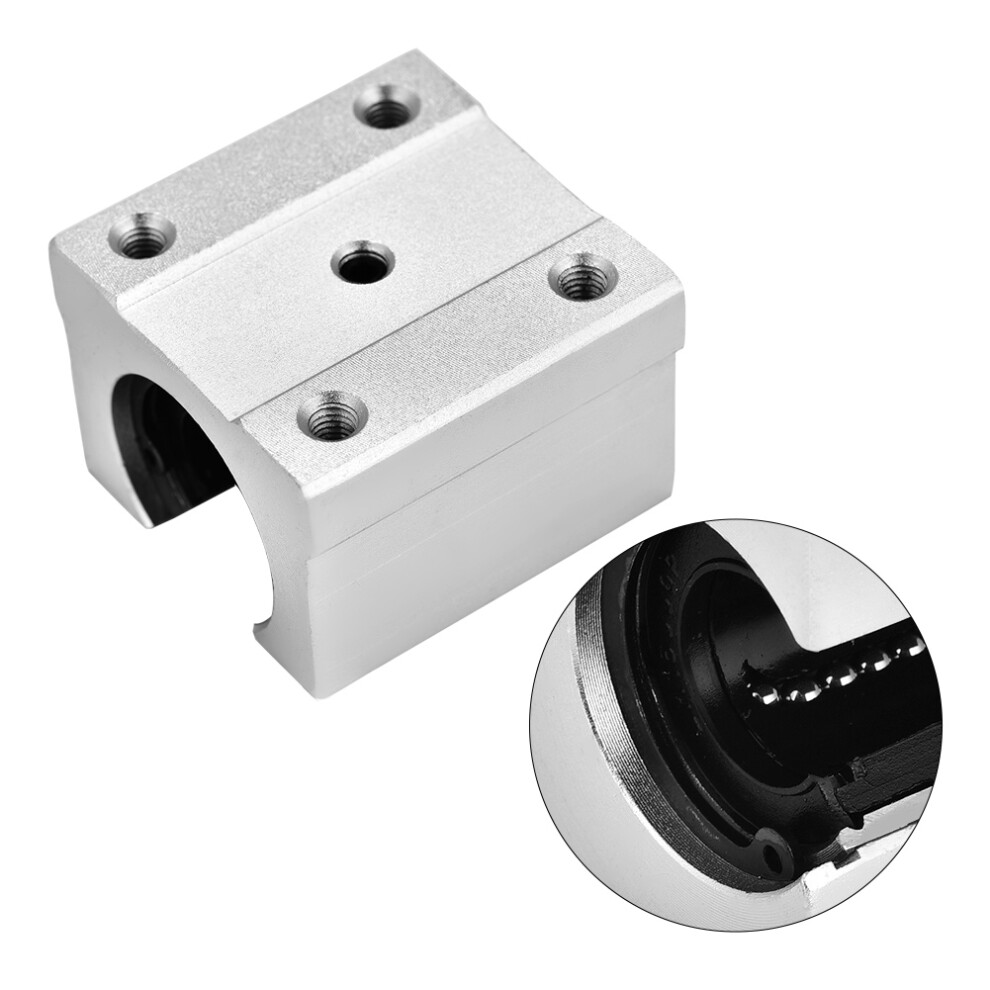 4Pcs Sbr16uu 16Mm Aluminum Open Linear Motion Bearing Block Slide For Cnc 7891324222208