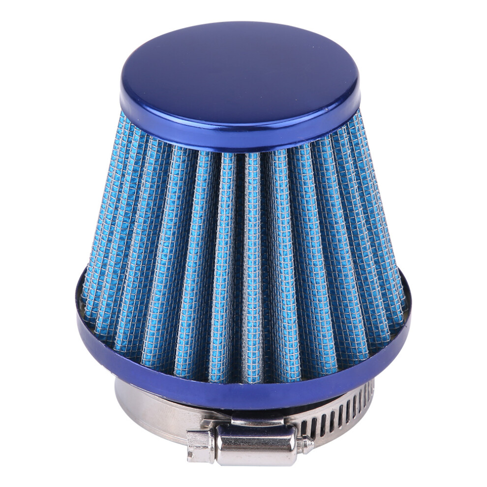 44Mm Air Filter For Gy6 150Cc Atv Quad 4 Wheeler Go Kart Buggy Scooter Moped (Blue) Blue 5051324223038