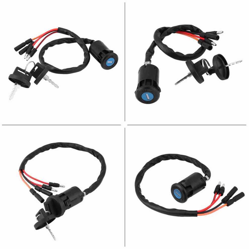 Ignition Key Switch Fits For Honda 300 Trx300fw Fourtrax 1900-2000 Atv 6941324223574