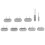 50pcs 10Value 32.768KHz -24MHz DIY Quartz Crystal Oscillator Assorted Kit Set 3