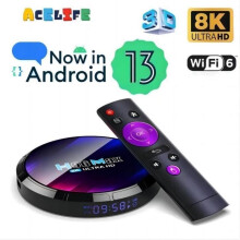 Smart TV H96 MAX Android 13.0 Rockchip RK3528 2,4G/5G WiFi 6 Bluetooth 5.0 Set-Top-Box Netflix Media Player 4+32GB Media Box