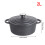 Living And Home (Matte Black, 2L) Enameled Cast Iron Dutch Oven Pot with Lid 7