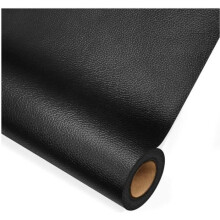 Lederreparaturset - Kunstleder - Schwarz - 50 x 100 cm - Selbstklebend - Vielseitig einsetzbar