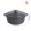 Living And Home (Matte Black, 5L) Enameled Cast Iron Dutch Oven Pot with Lid 7