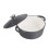 Living And Home (Matte Black, 6L) Enameled Cast Iron Dutch Oven Pot with Lid 4