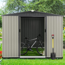 YODOLLA 8x6 ft Outdoor Storage Shed
