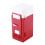 LED Mini USB Refrigerator USB Refrigerator Drinks Beverage Cans Refrigerator and Heater Red 4