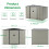 YODOLLA 8x6 ft Outdoor Storage Shed 3