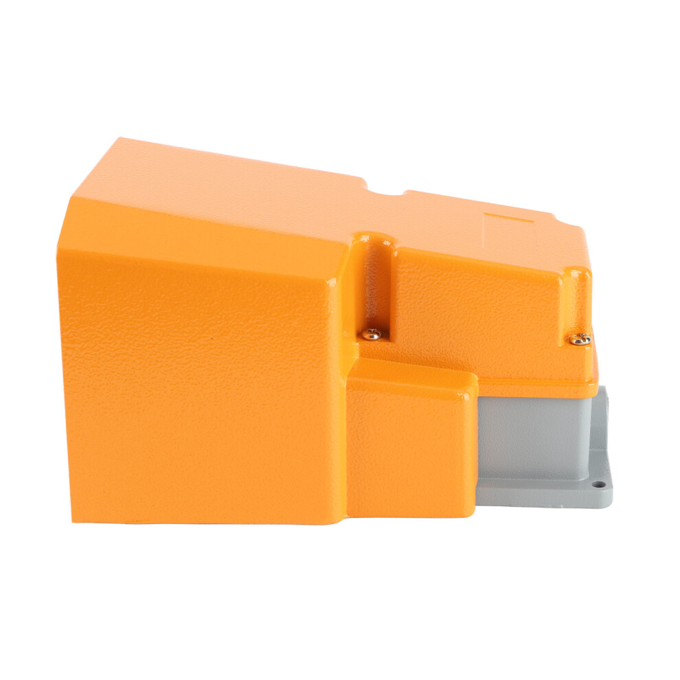 250V 10A Aluminum Alloy Oil Resistant Corrosion Resistant Foot Pedal On/Off Switch With Guard 4631324229905