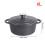 Living And Home (Matte Black, 6L) Enameled Cast Iron Dutch Oven Pot with Lid 7