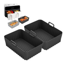 2er-Pack Airfryer-Formen, Airfryer-Zubehör, Silikon-Airfryer-Formen für Instant-Lebensmittel