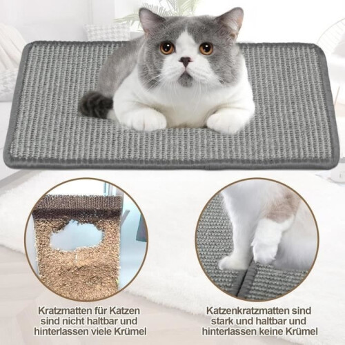 2er-Pack Sofa-Kratzbäume, Katzenkratzmatte für Möbel, Sofa, Wandtür, Sofaschutz, Sofakratzer, 20 x 40 cm 2