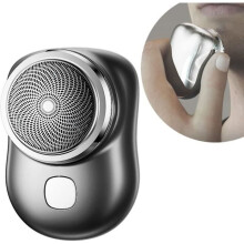 Mini-Elektrorasierer, tragbar, Herrenrasierer, wiederaufladbar über USB, für Zuhause und Auto [O300]