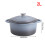 Living And Home (Grey Gradient, 2L) Enameled Cast Iron Dutch Oven Pot with Lid 7