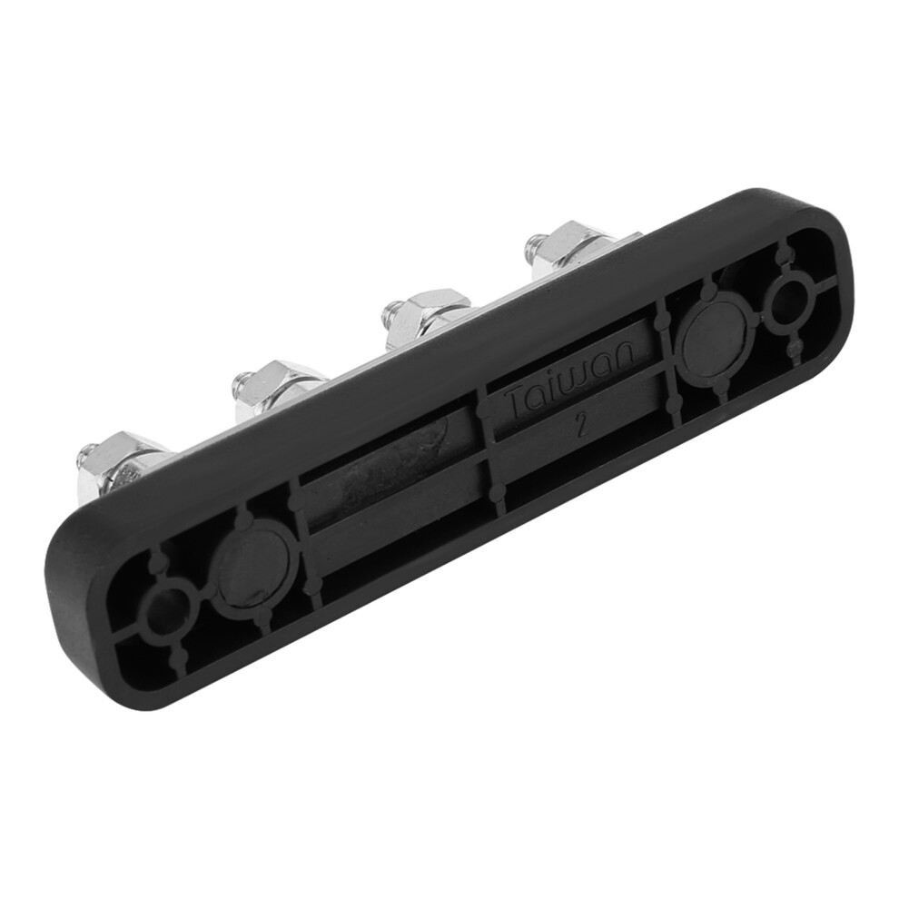4 Studs Bus Bar Electric Terminal Junction Block 100A Ac 300V Dc 48V 5001324230765