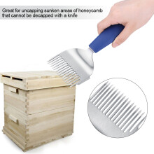 Stainless Steel Plastic Handle Bee Uncapping Fork Beehive Supplies Beekeeping Tools