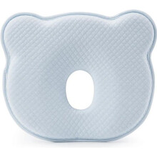 Memory Foam-Kissen für Neugeborene, waschbar, atmungsaktiv und weich, gegen Plattkopf – Blau