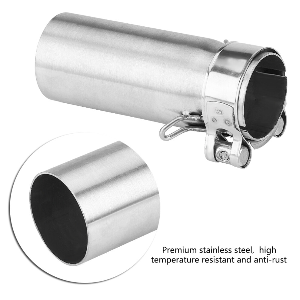 51Mm Motorcycle Slip On Exhaust Middle Link Pipe Adapter Connector For Yamaha Yzf-R6 2006-2014 7631324231370