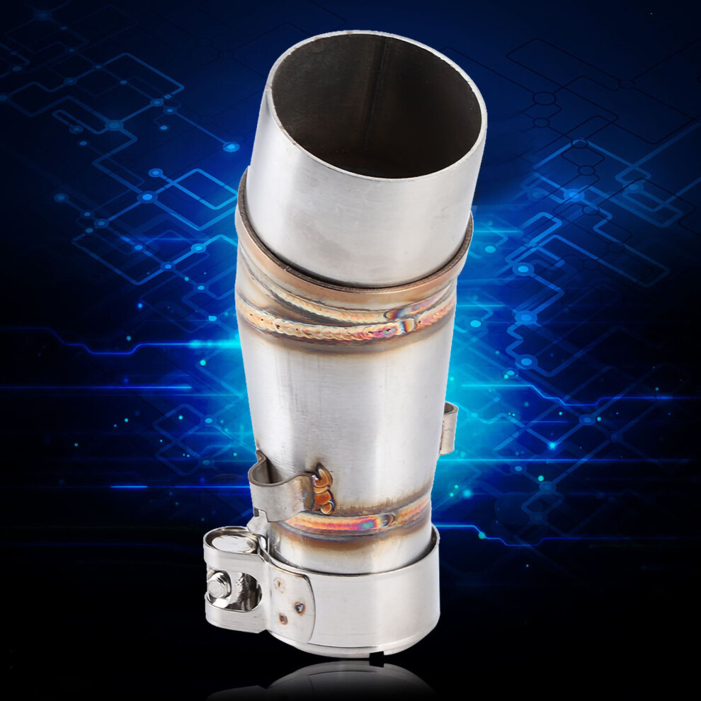 Motorcycle Slip On Exhaust Middle Link Pipe Adapter Connector For Z250 Ninja 250 13Â16 4661324231363